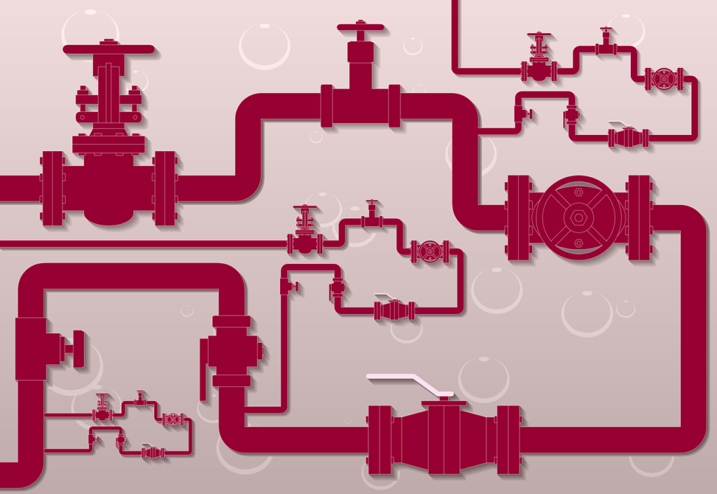 pipeline, gate valve, flow meter-1585686.jpg